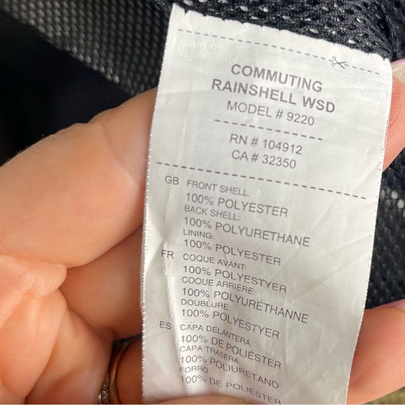 Women’s Bontrager Commuting Shell Rain Jacket, Olive/Black Plaid,‎ Size L - Picture 12 of 15